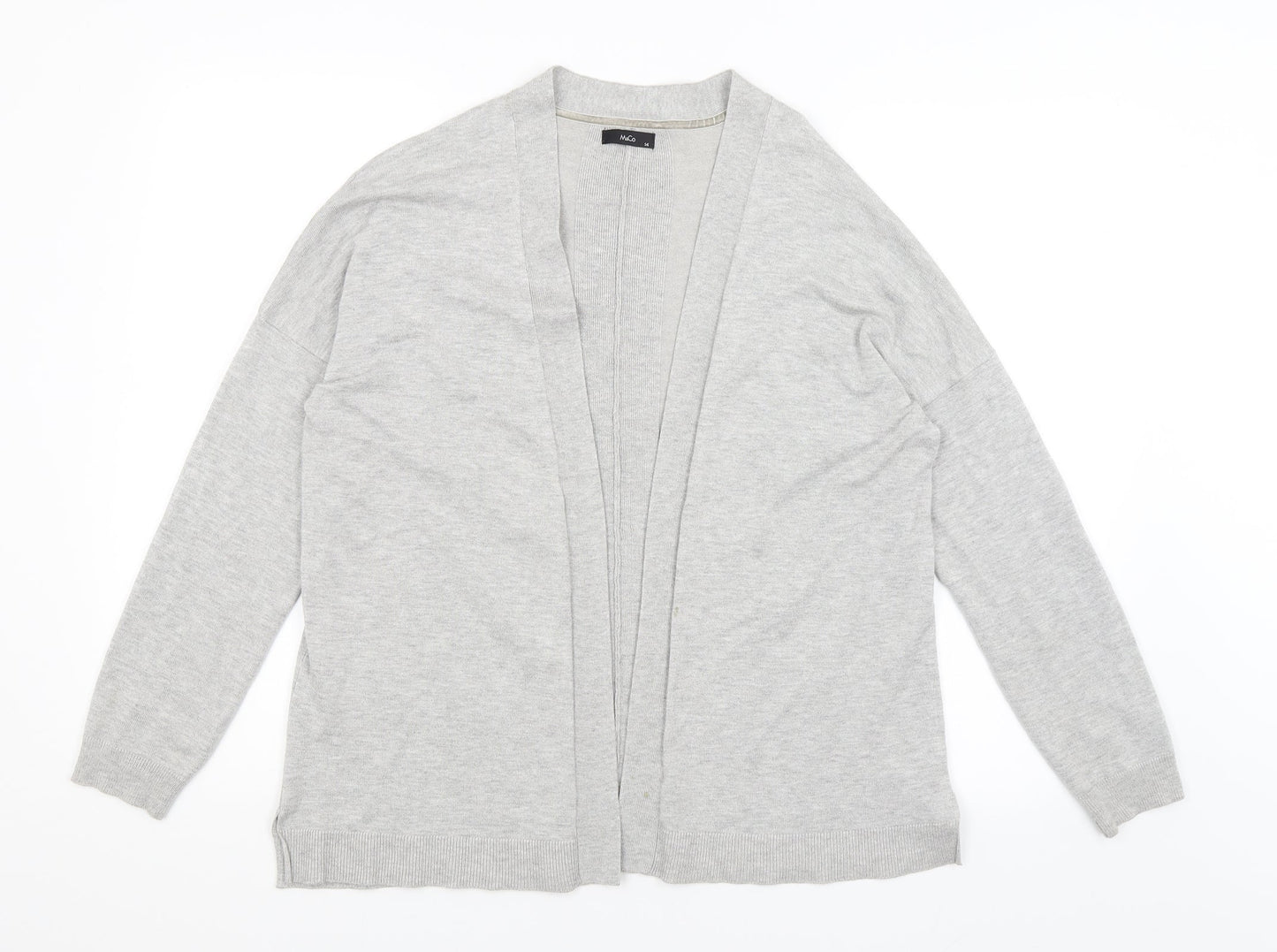 Womens UK Size 14 M&Co Grey Cardigan Jumper