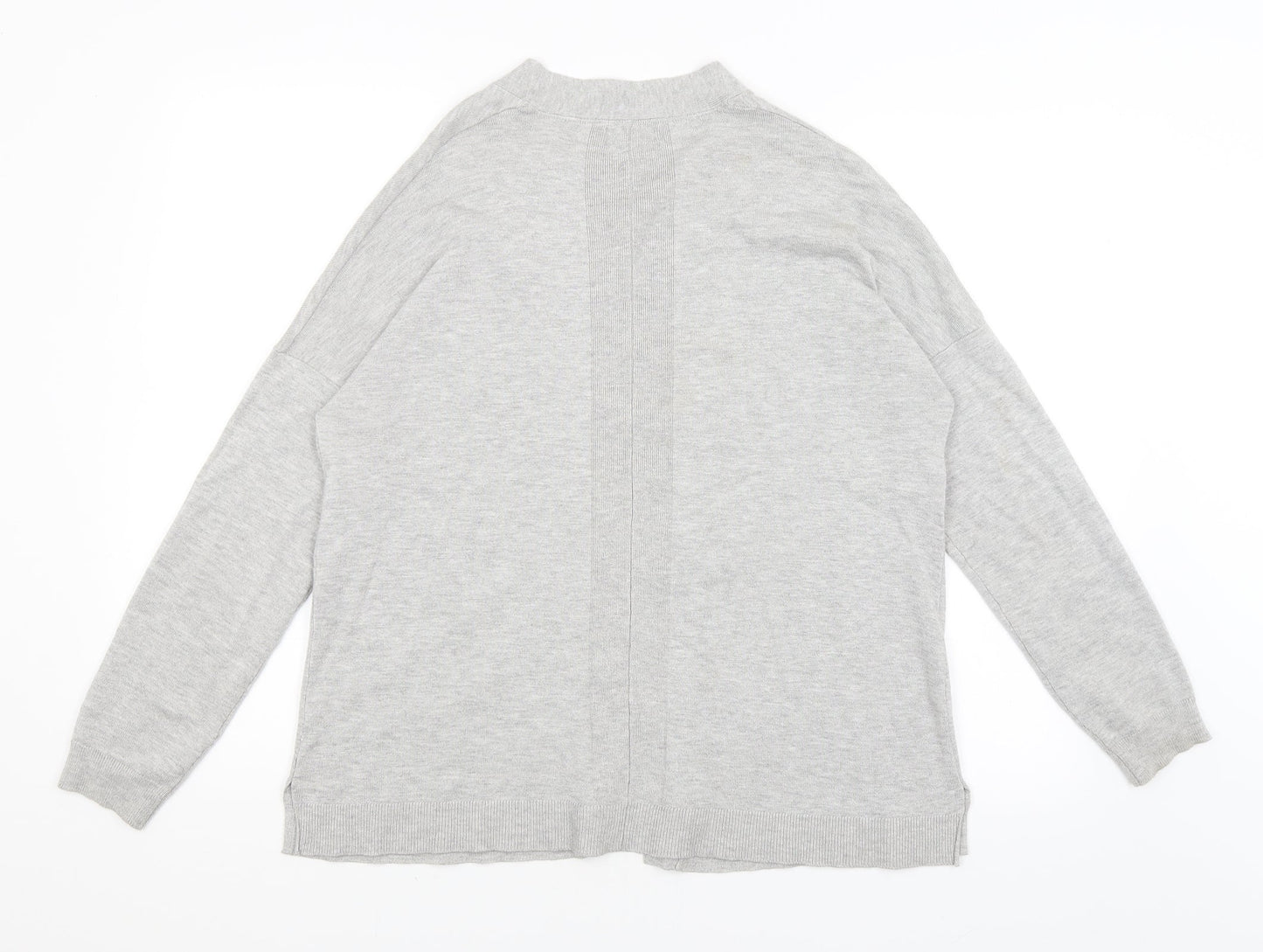 Womens UK Size 14 M&Co Grey Cardigan Jumper