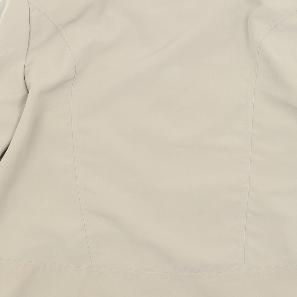 Womens UK Size 12 EWM Beige Overcoat