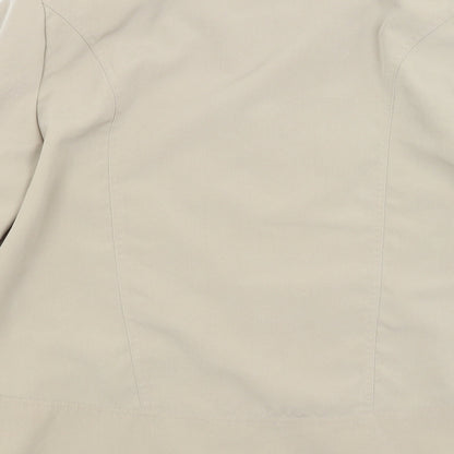 Womens UK Size 12 EWM Beige Overcoat