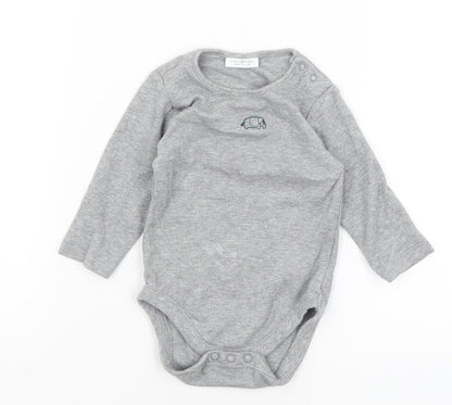 NEXT Baby Grey   Romper One-Piece Size 3-6 Months  - Elephant