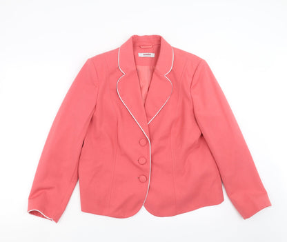 Essential Collection Womens Pink   Jacket Suit Jacket Size 14