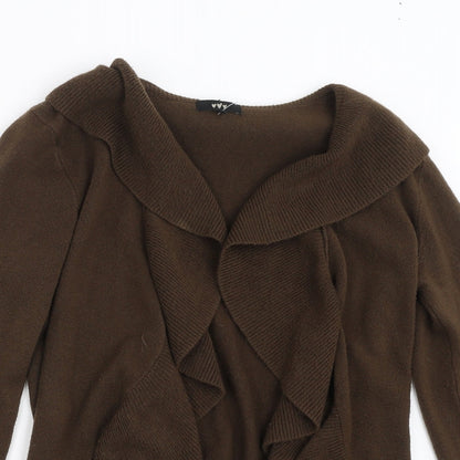 Womens UK Size 12 Marks and Spencer Brown Cardigan Jumper