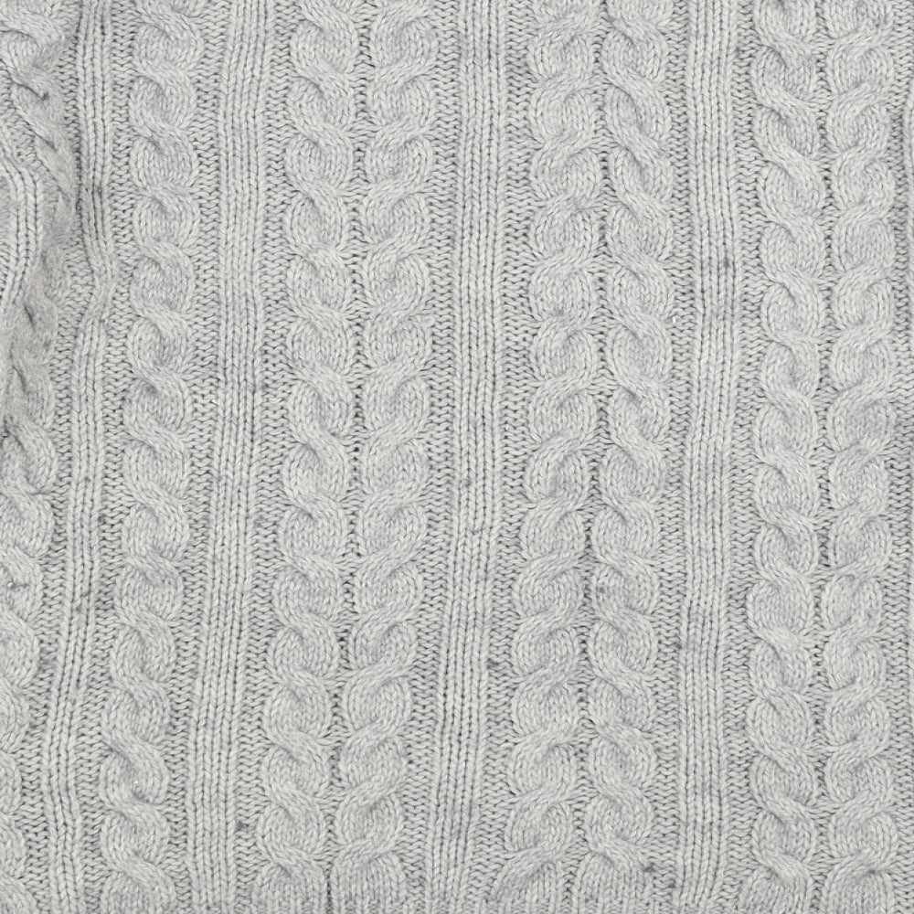 Primark Womens Grey  Knit Pullover Jumper Size S