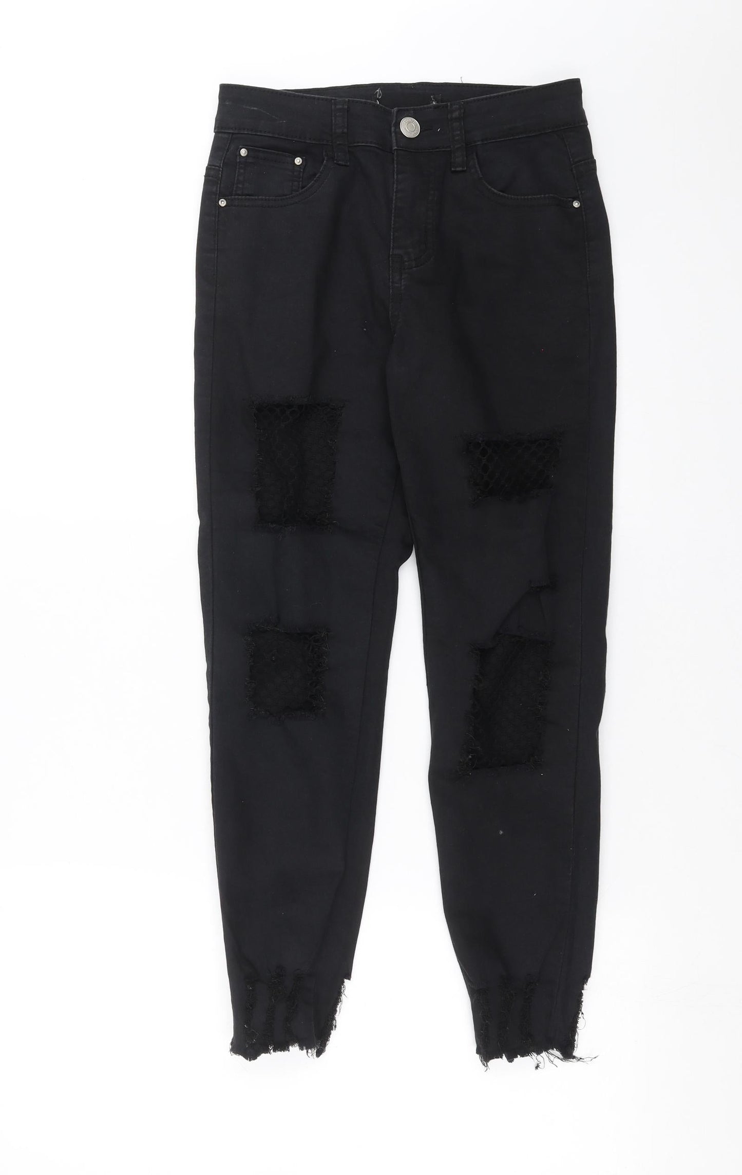 Womens UK Size 6 MISS RJ Extra-Slim Fit Skinny Black Jeans