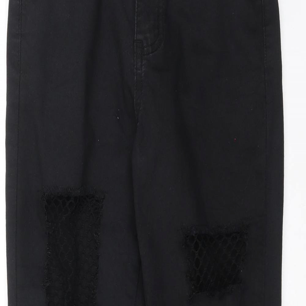 Womens UK Size 6 MISS RJ Extra-Slim Fit Skinny Black Jeans