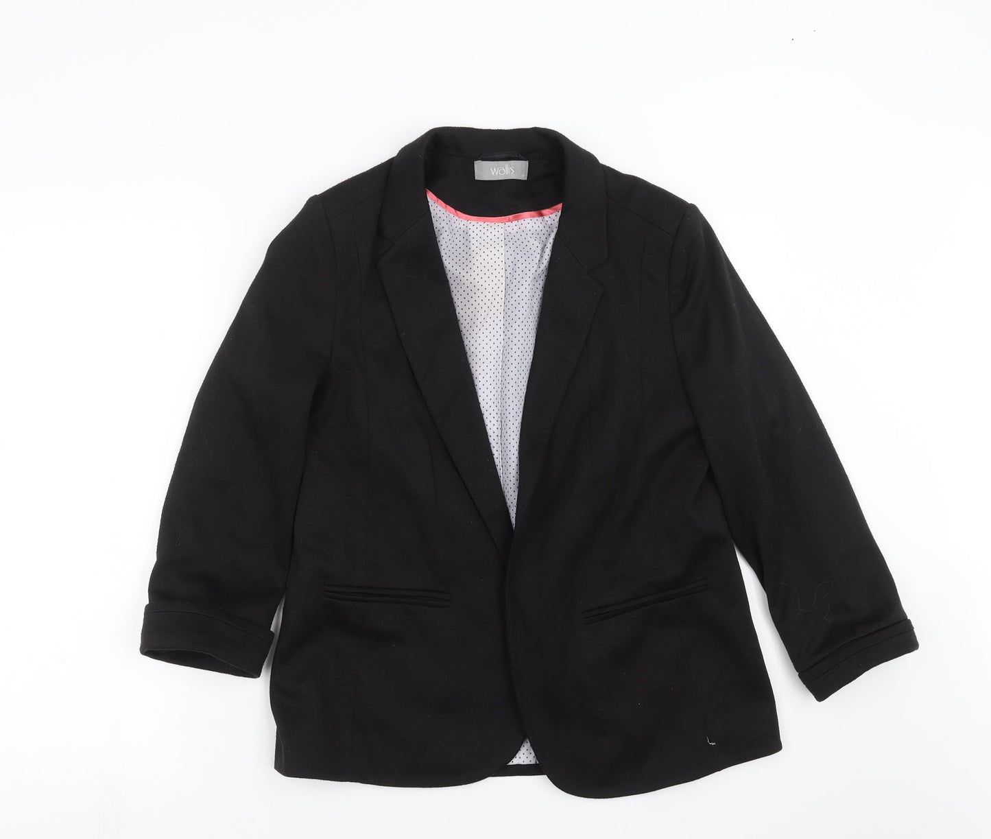 Wallis Womens Black   Jacket Suit Jacket Size 12