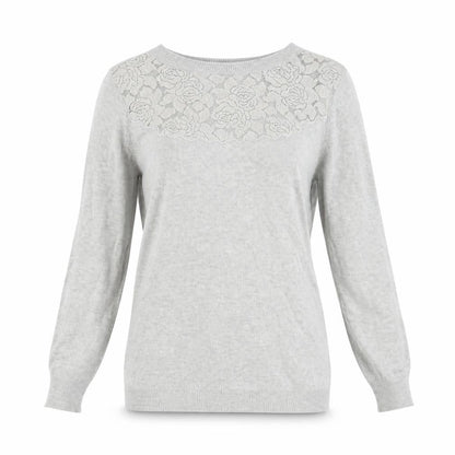 Womens UK Size 8 Dorothy Perkins Grey Pullover Jumper