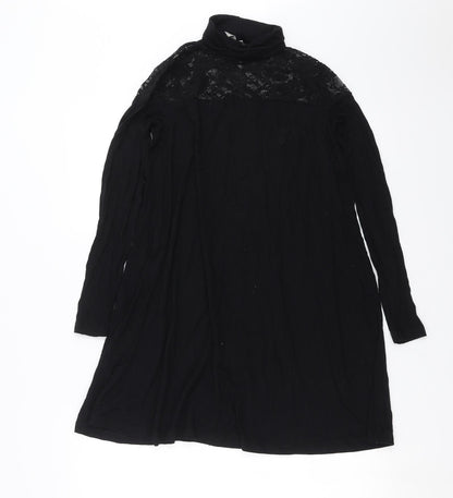 ASOS Womens Black   A-Line  Size 8  - Lace Detail