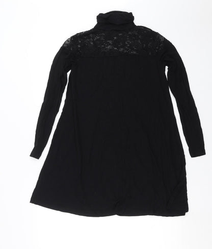 ASOS Womens Black   A-Line  Size 8  - Lace Detail