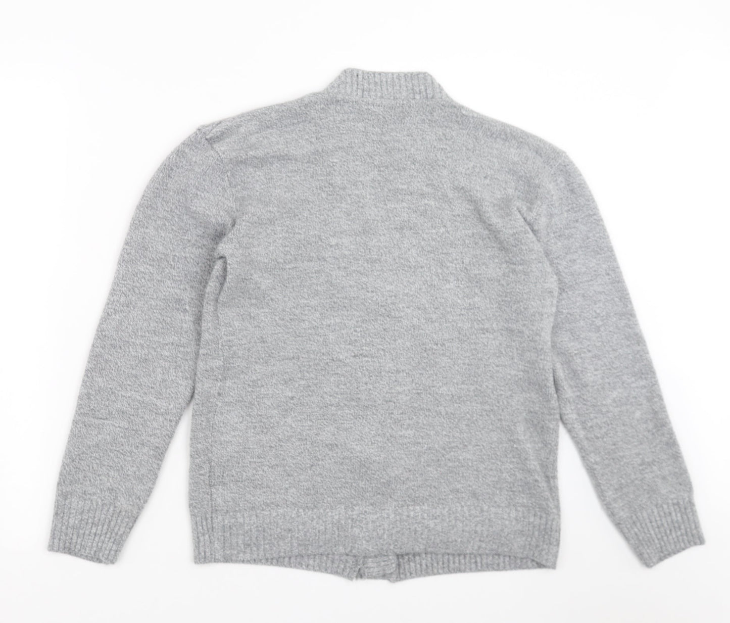 Womens UK Size S Choice Collection Grey Cardigan Jumper