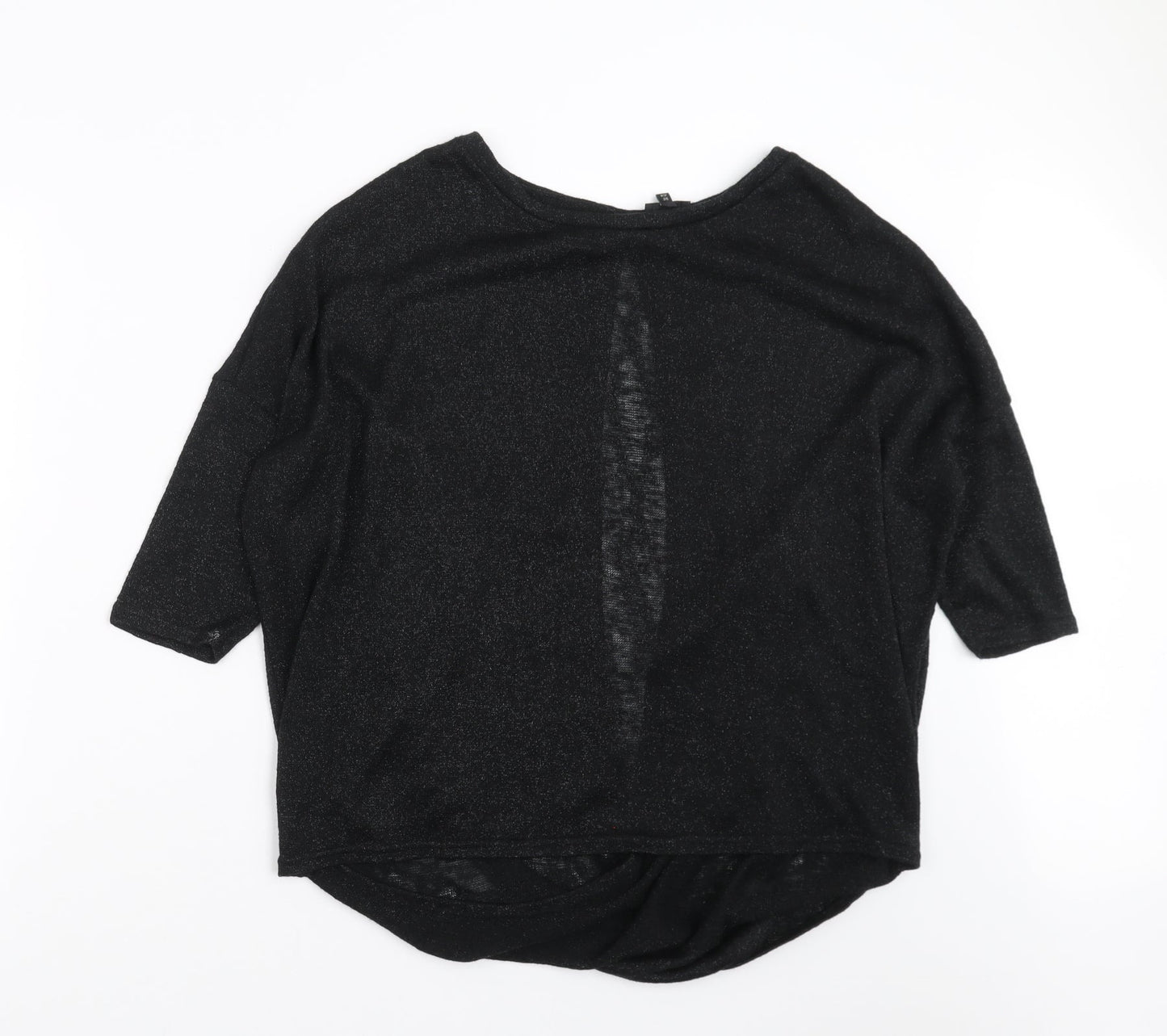 Womens UK Size 12 River Island Black Pullover Jumper