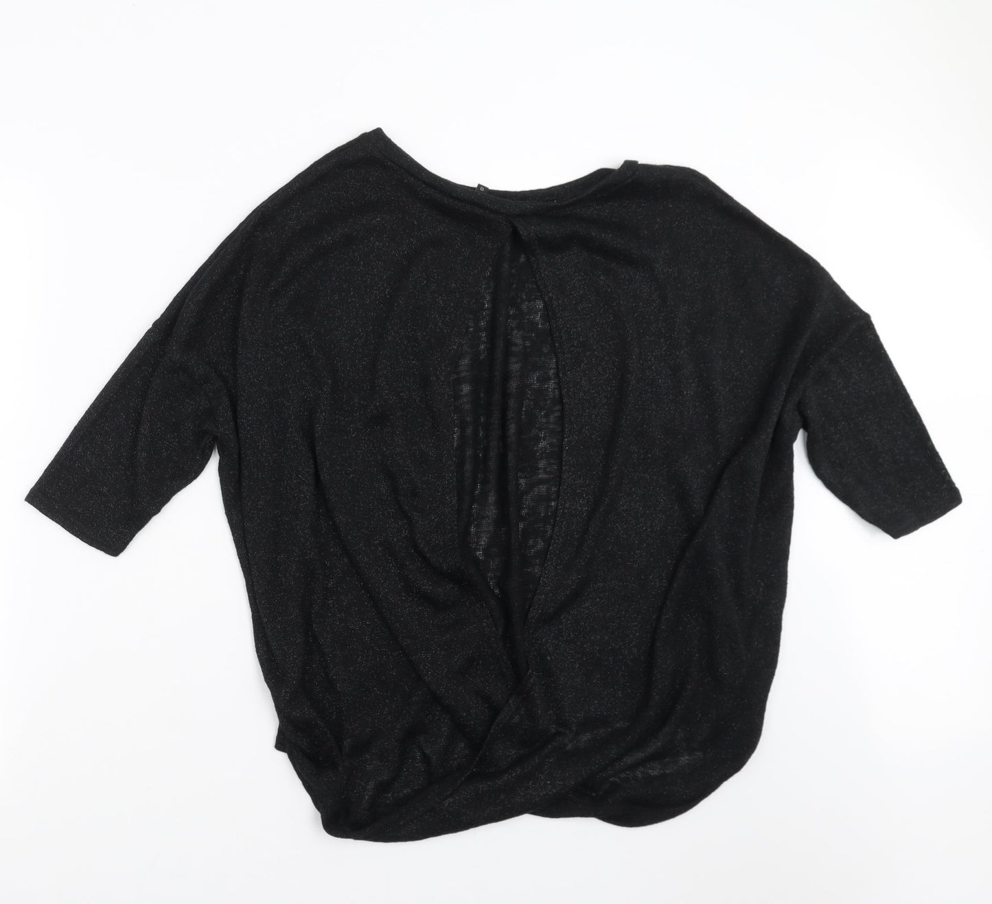 Womens UK Size 12 River Island Black Pullover Jumper