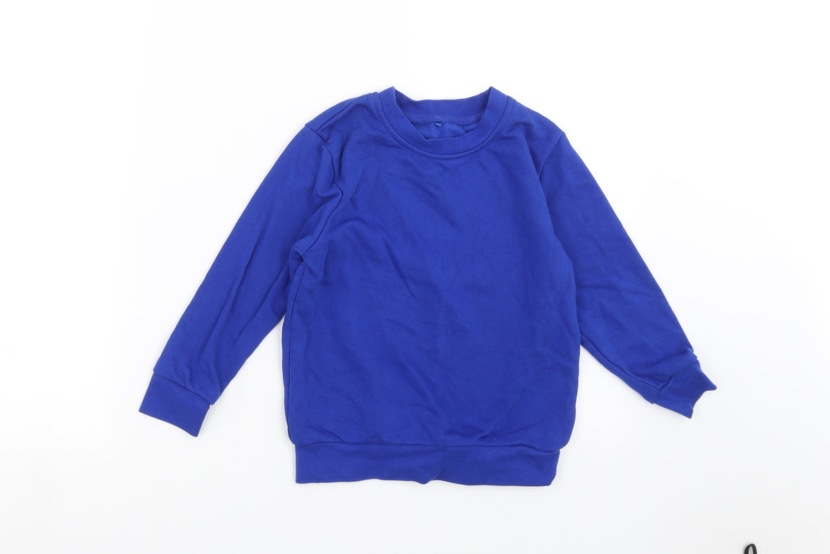 George Boys Blue   Pullover Sweatshirt Size 5-6 Years