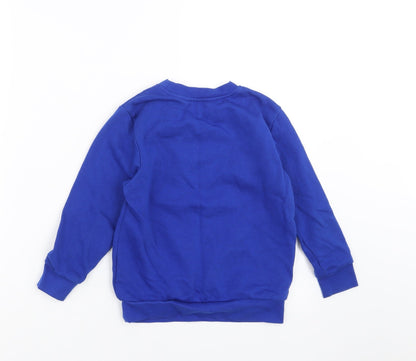George Boys Blue   Pullover Sweatshirt Size 5-6 Years