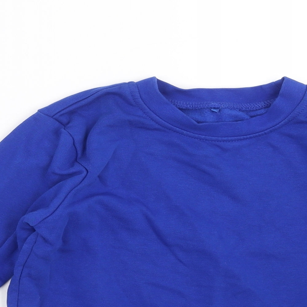 George Boys Blue   Pullover Sweatshirt Size 5-6 Years