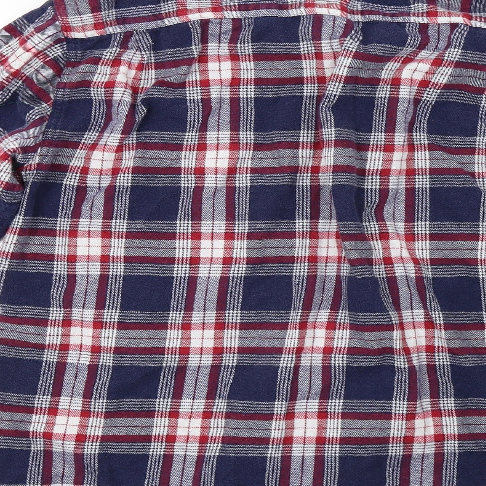 Amazon Mens Red Check   Button-Up Size M
