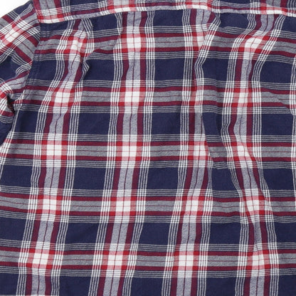 Amazon Mens Red Check   Button-Up Size M