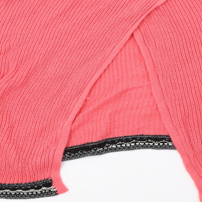 sainsburys Womens Pink  Knit Pullover Sweatshirt Size 12