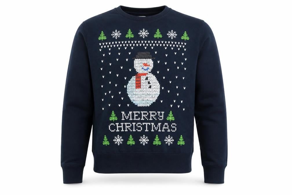 Cedarwood State Mens Blue Pullover Sweatshirt Size M - Christmas