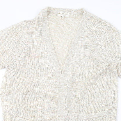 knitwear original Womens Beige  Knit Cardigan Jumper Size L  - 44inch