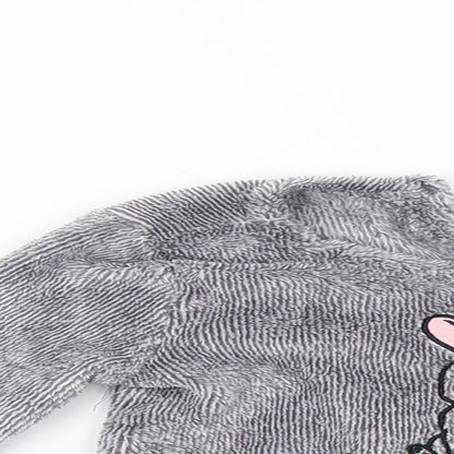 Lily &dan Girls Grey   Babydoll Pyjama Top Size 6-9 Months