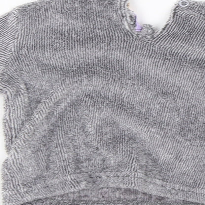 Lily &dan Girls Grey   Babydoll Pyjama Top Size 6-9 Months