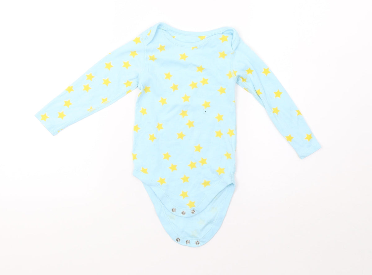 Marks & Spencer Boys Blue Polka Dot  Pullover Sweatshirt Size 2-3 Years