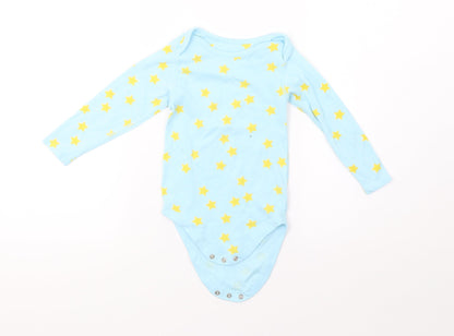 Marks & Spencer Boys Blue Polka Dot  Pullover Sweatshirt Size 2-3 Years