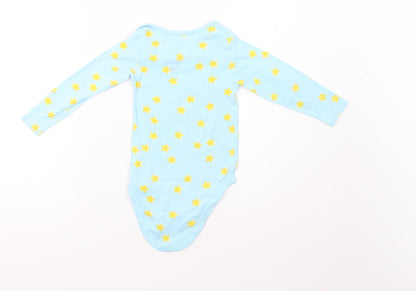 Marks & Spencer Boys Blue Polka Dot  Pullover Sweatshirt Size 2-3 Years