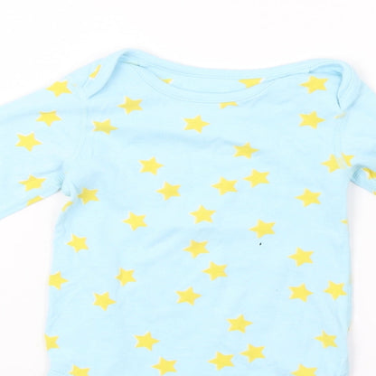 Marks & Spencer Boys Blue Polka Dot  Pullover Sweatshirt Size 2-3 Years