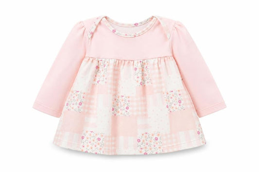 Marks and Spencer Girls Pink Check  A-Line  Size 3-6 Months