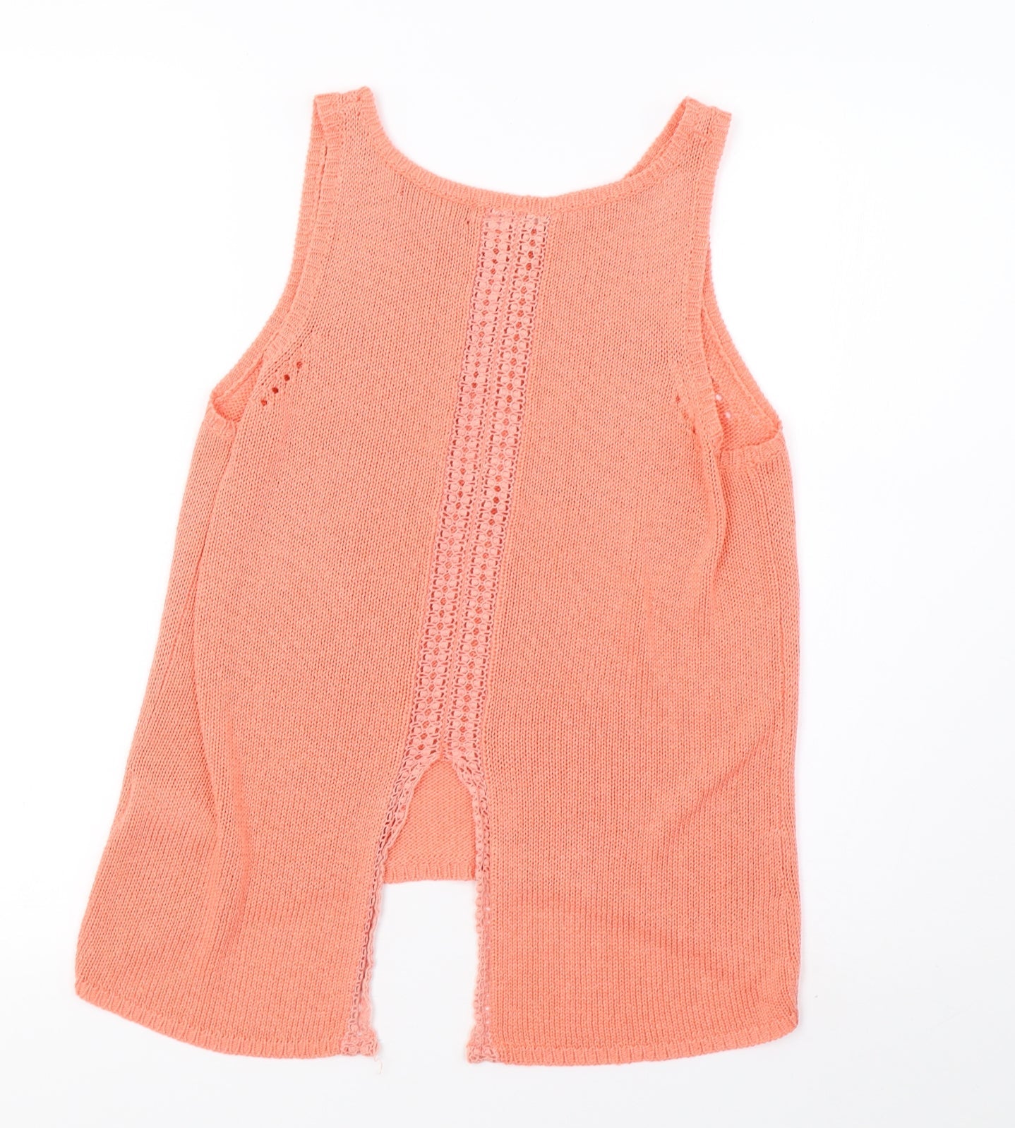 Womens UK Size 8 New Look Pink Basic Tank