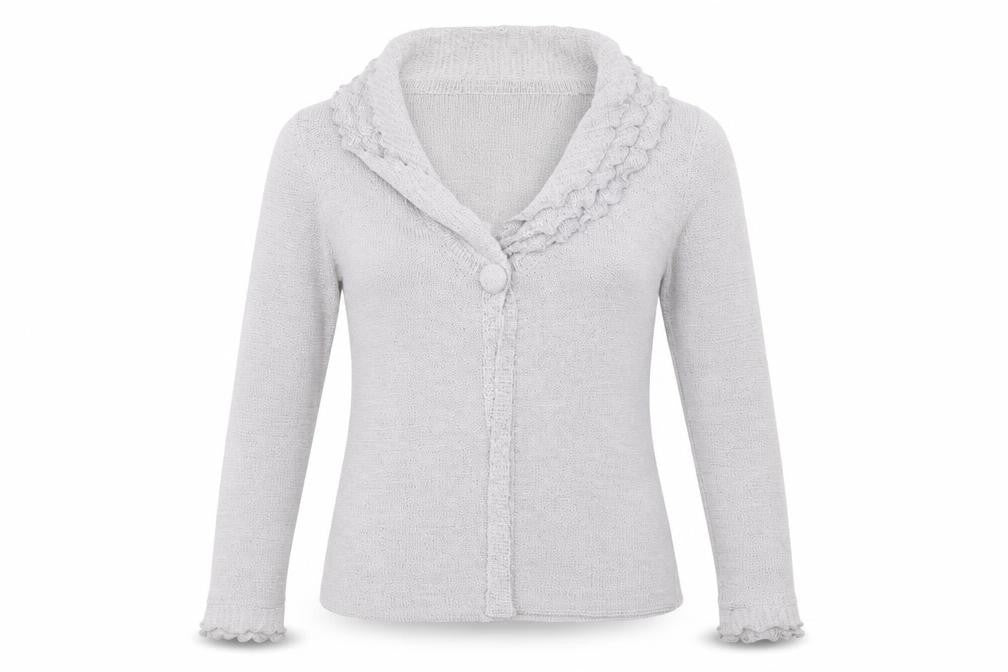 Womens UK Size M Marks and Spencer Grey Cardigan Jumper