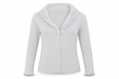 Womens UK Size M Marks and Spencer Grey Cardigan Jumper