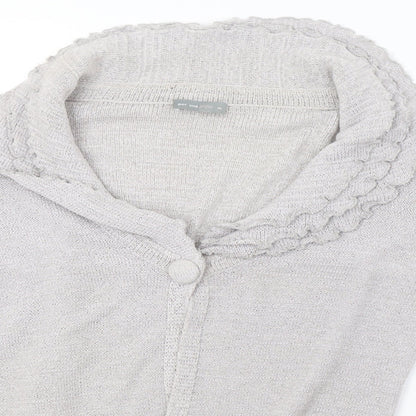 Womens UK Size M Marks and Spencer Grey Cardigan Jumper