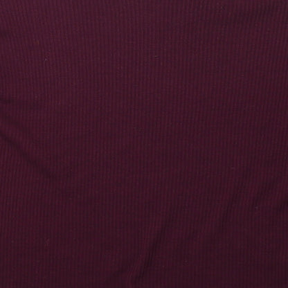 H&M Womens Purple  Knit Pullover Sweatshirt Size M