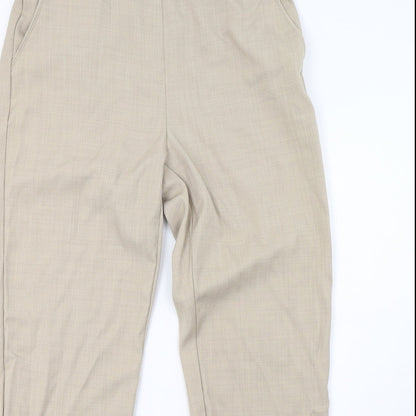 Marks and Spencer Womens Beige   Trousers  Size 14 L32 in