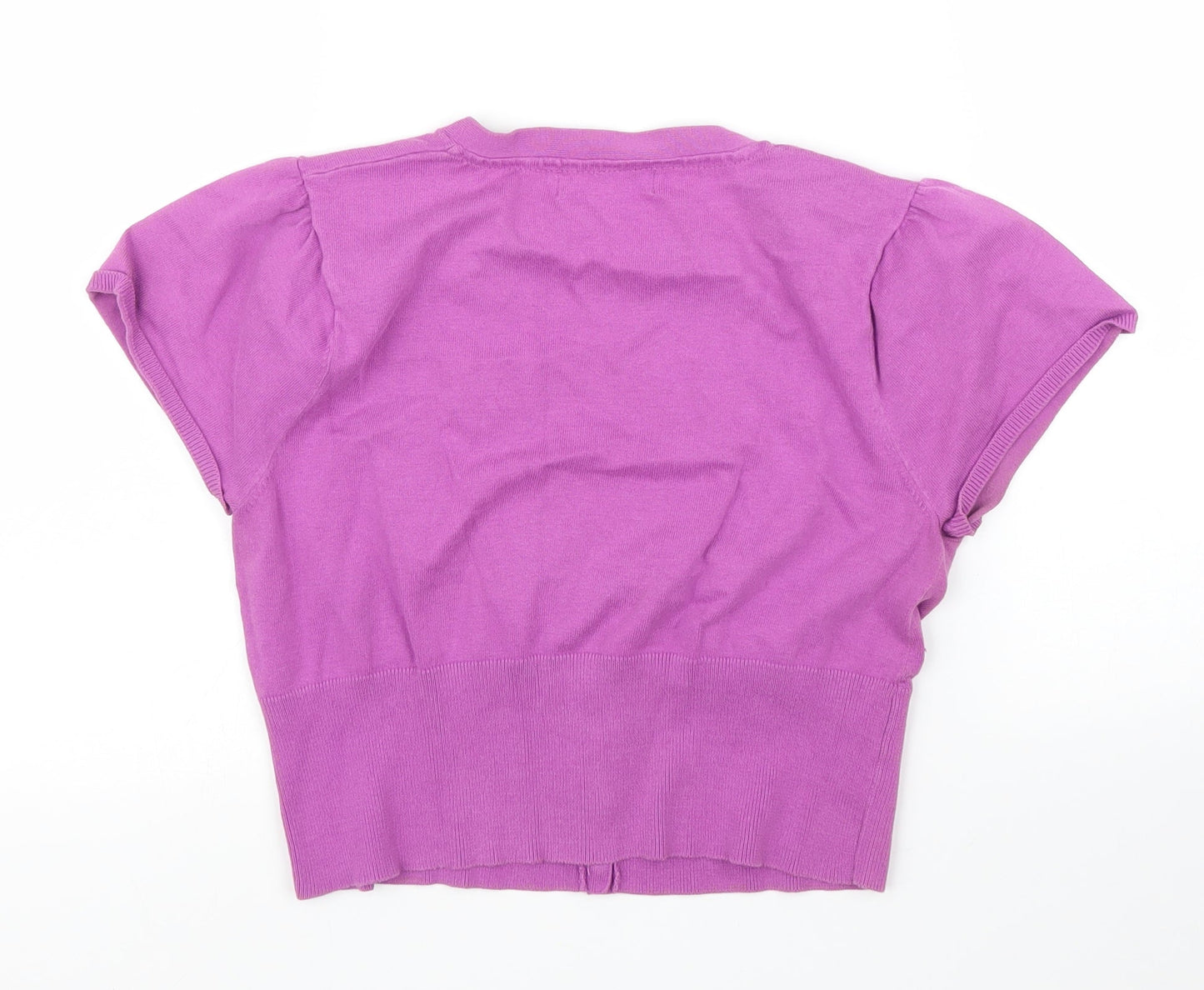 Womens UK Size 14 Monsoon Purple Cardigan Jumper