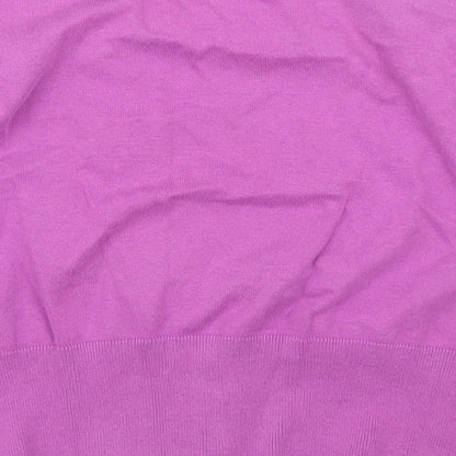 Womens UK Size 14 Monsoon Purple Cardigan Jumper