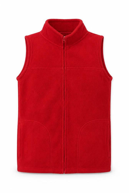 Womens UK Size S EWM Red Full Zip Jumper