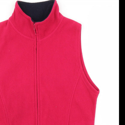 EWM Womens Pink  Fleece Full Zip Jumper Size S