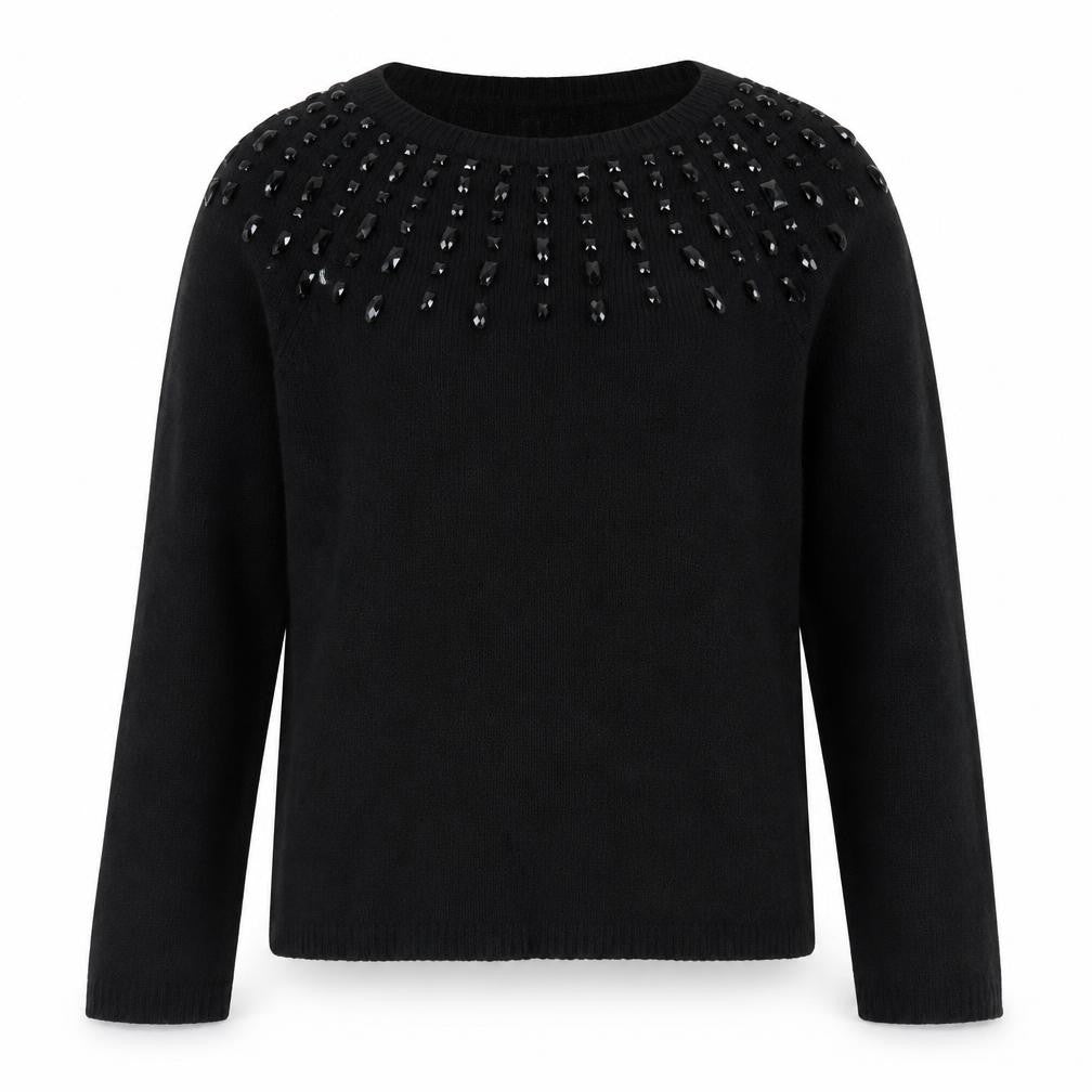 Womens UK Size 8 M&S Black Pullover Jumper