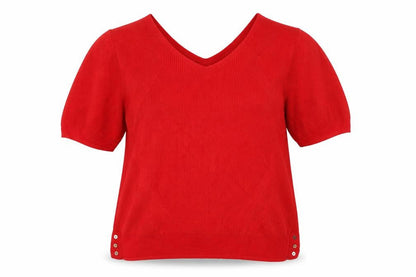 Womens UK Size 18 M&S Red Pullover Jumper