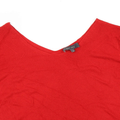 Womens UK Size 18 M&S Red Pullover Jumper