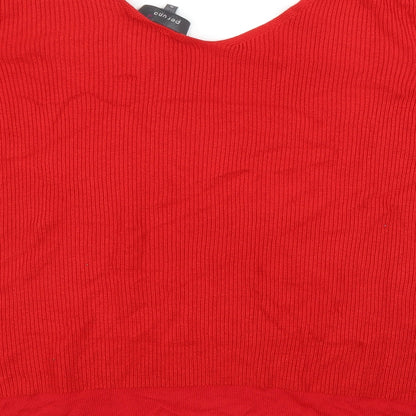 Womens UK Size 18 M&S Red Pullover Jumper