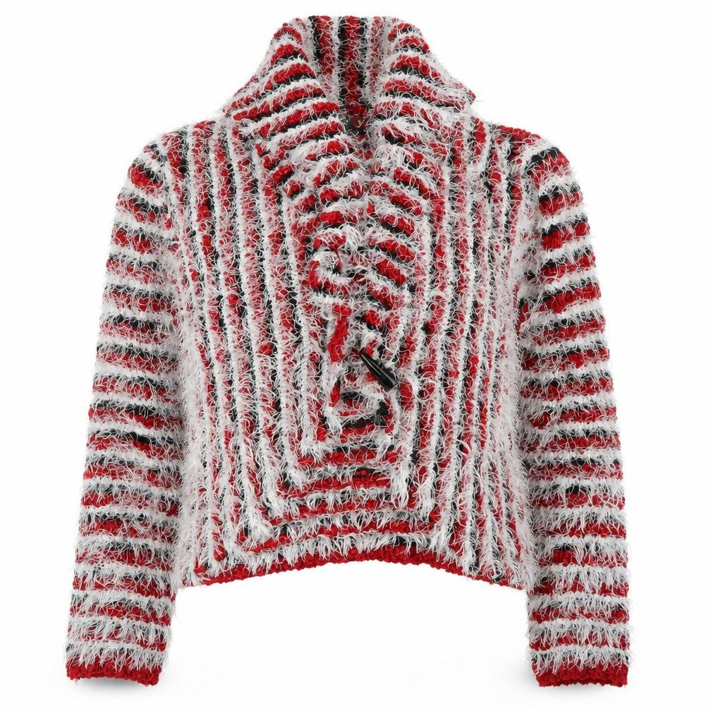 Womens UK Size M Stephen Y Red Cardigan Jumper