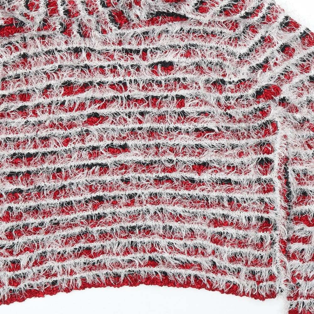 Womens UK Size M Stephen Y Red Cardigan Jumper
