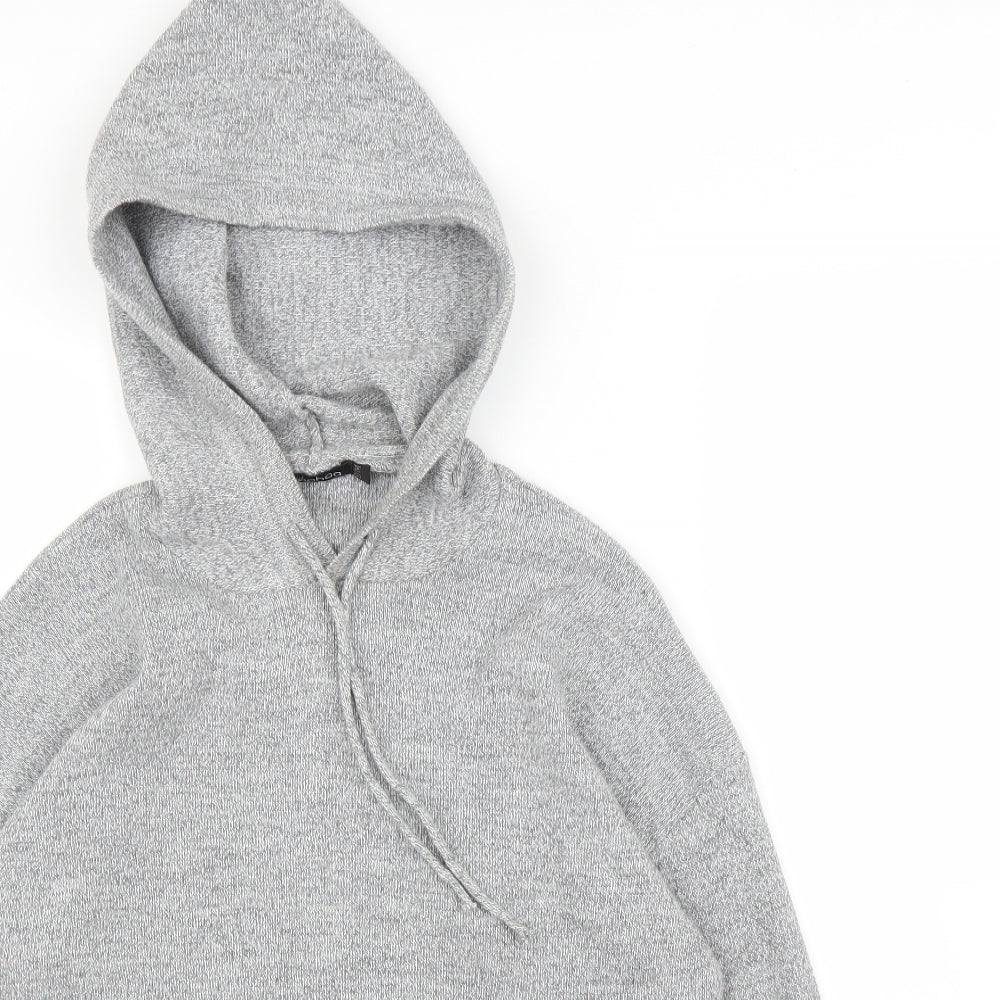 Boohoo Womens Grey   Pullover Hoodie Size S