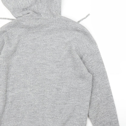 Boohoo Womens Grey   Pullover Hoodie Size S